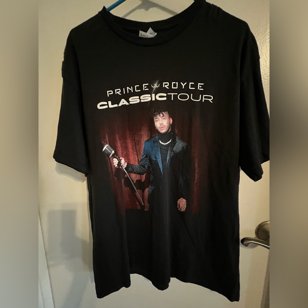 Prince Royce Tour 2022 Black Graphic T-Shirt